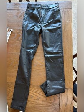 Express Black Coated Skinny Jeans
